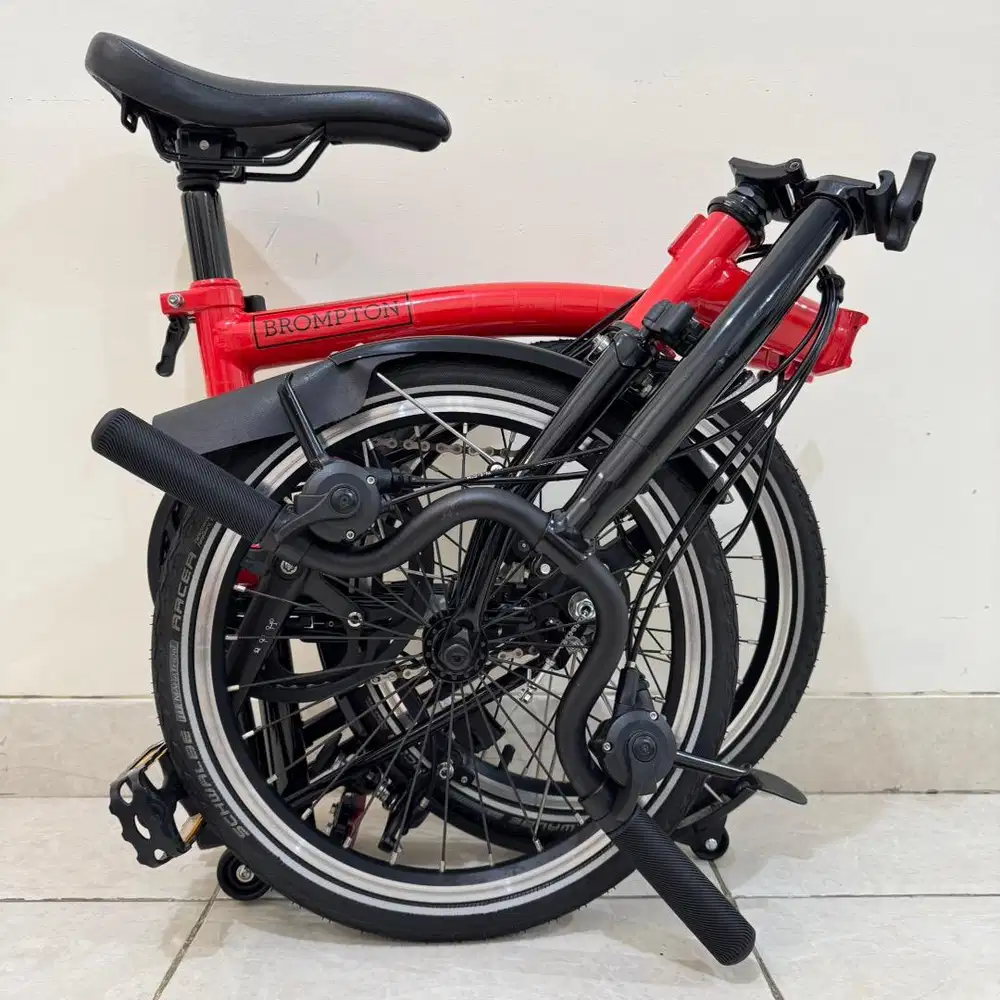 BROMPTON M6L RED ROCKET BLACK EDITION 2019 - LIKE NEW