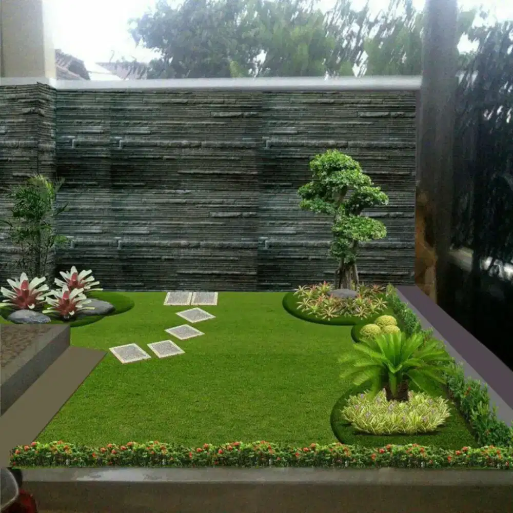 Jasa pembuatan taman kering taman vertical taman bermain dll #88