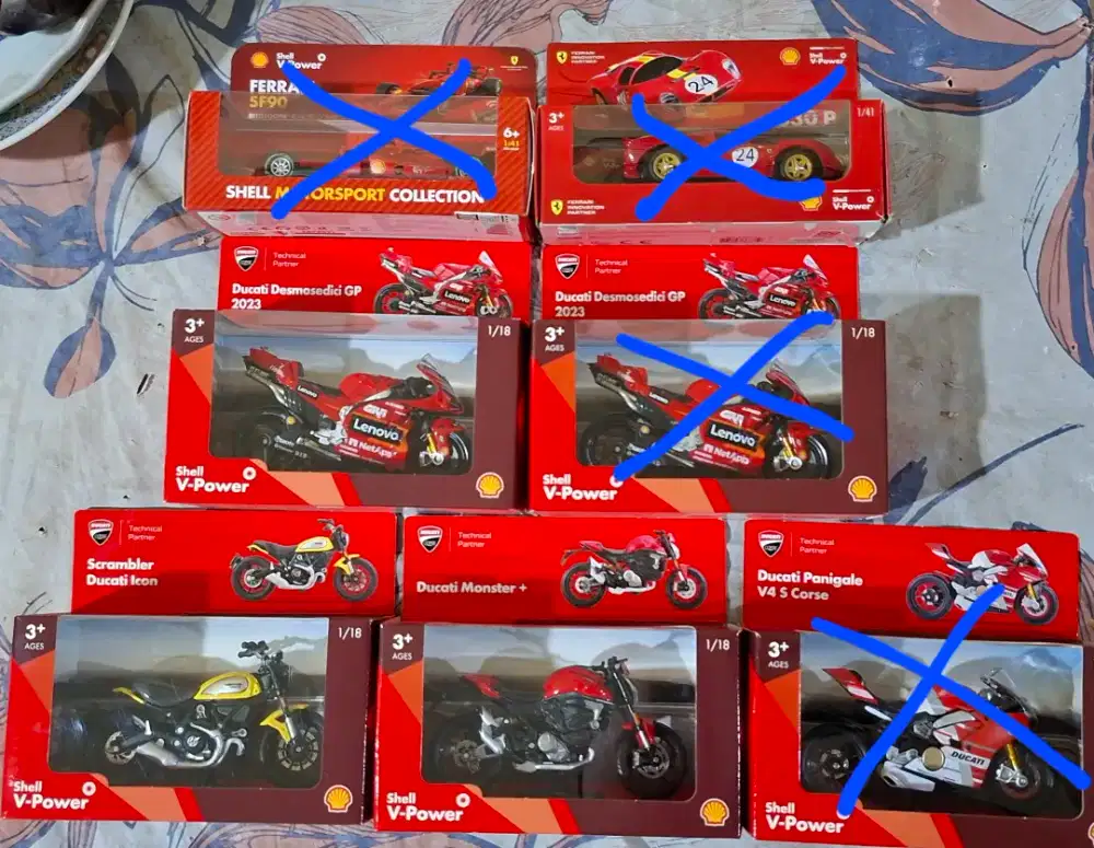 Diecast Shell Collection Moto GP