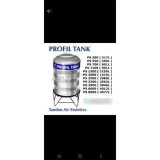 Tandon Air Steinless Antikarat Free Ongkir