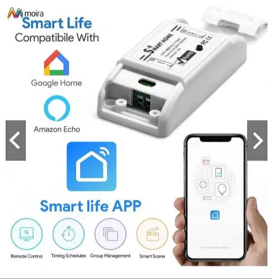 Saklar listrik support perintah suara