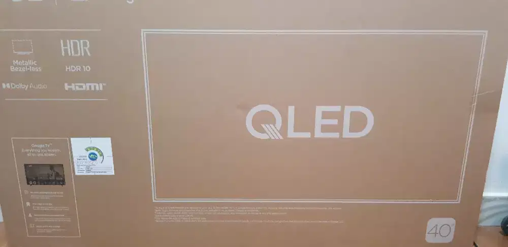 Smart TV/Google TV TCL 40 inch