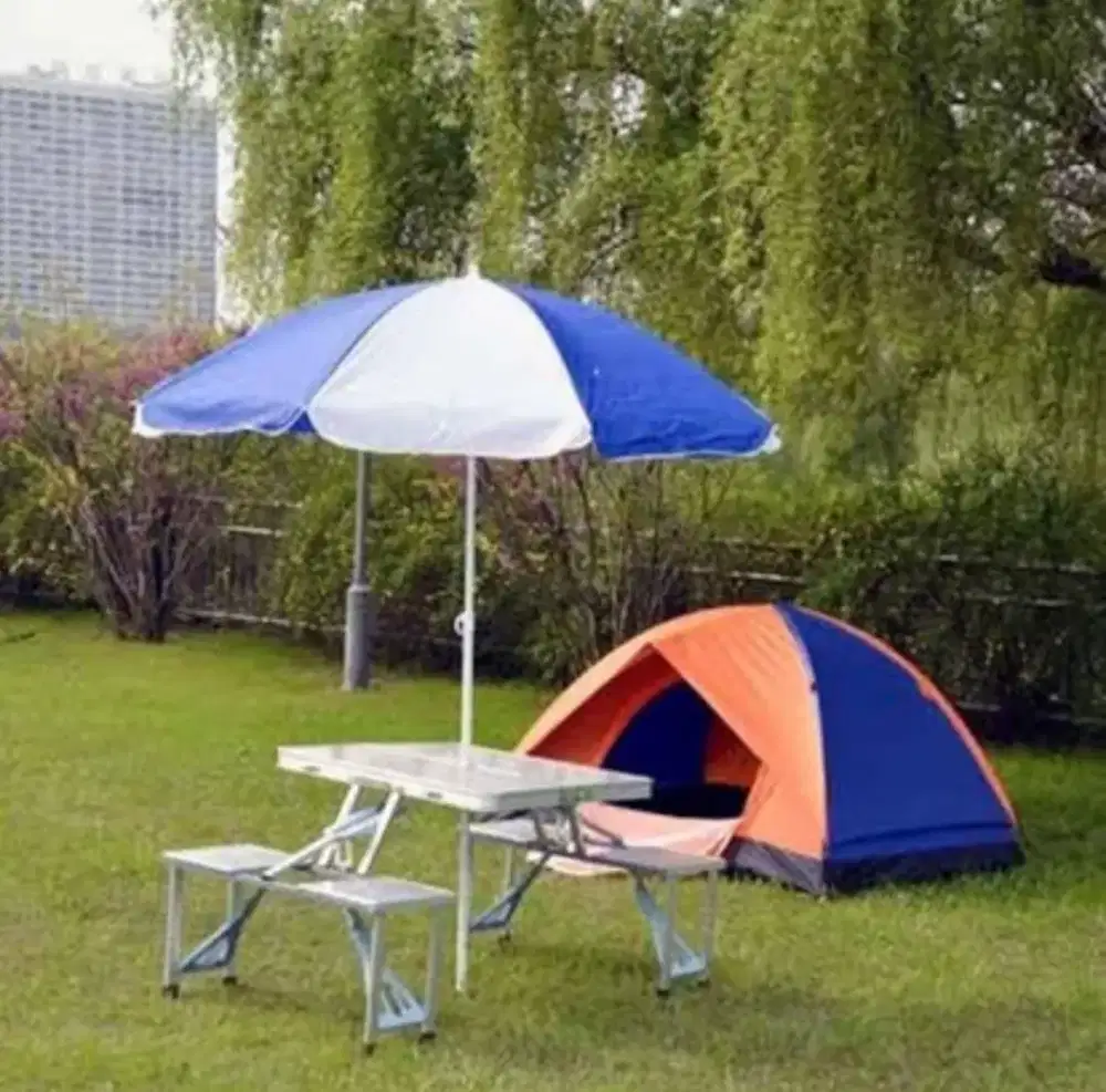 Meja Piknik Portable Lipat Kings 4In1