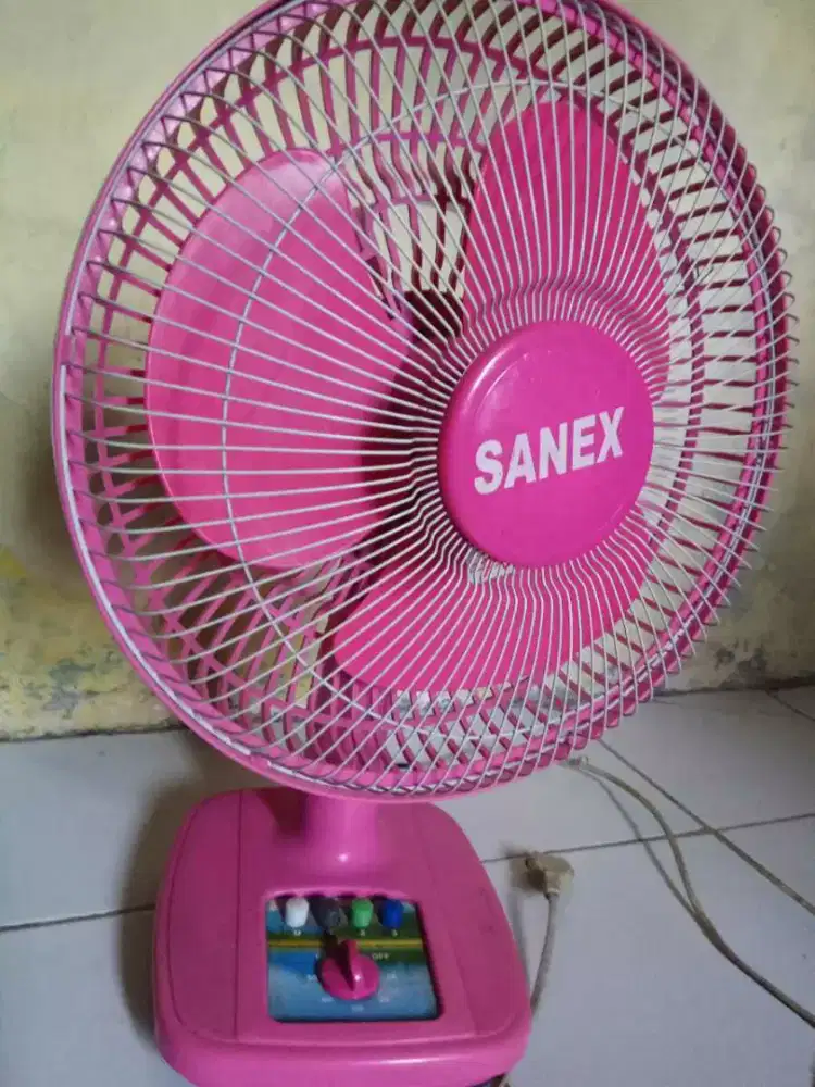 KIPAS ANGIN STAND MERK SANEX, UKURAN '12, KONDISI 100%MESIN BARU+TIMER