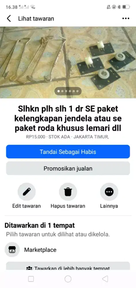 Slhkn plh slh 1 paket dr klgkpn jendela atau sblh nya murah sj cpt dpt
