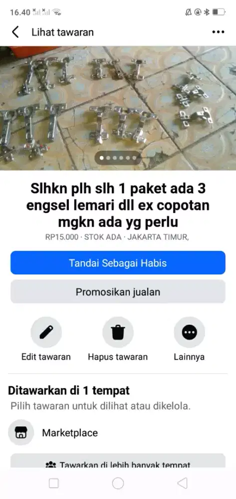 Slhkn plh slh 1 paket ada 3 engsel lemari yg mgkn ada yg perlu murah2