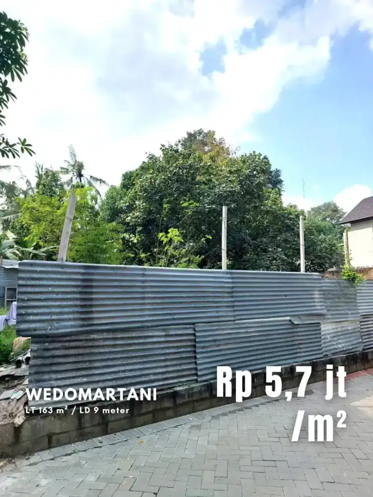 Dijual Tanah Pekarangan Lingkungan Perumahan di Wedomartani