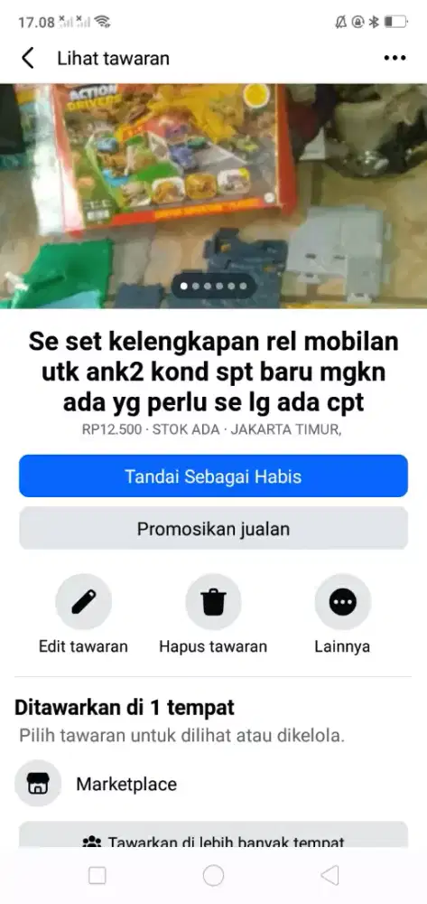 Se set kelengkapan mainan mobilan utk ank mgkn ada yg tertarik murah