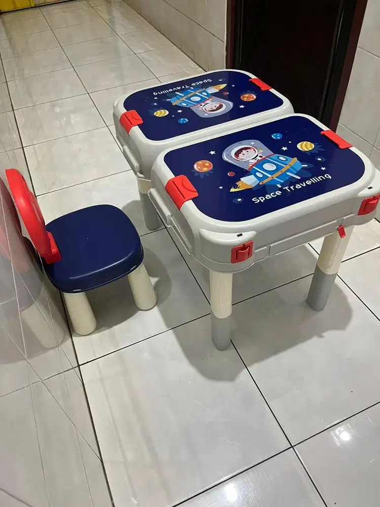 Toys kingdom 2in1 (meja kursi & mobilan dorong)