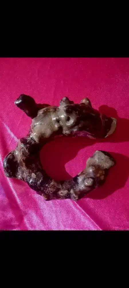 Jual gelang fosil a k a r b a h a r full batu antik