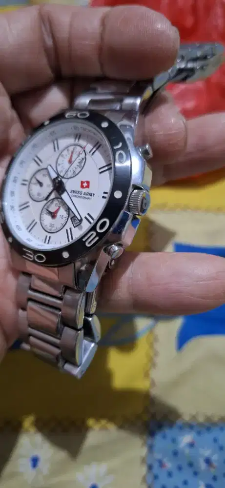 Jual jam analog swiss army