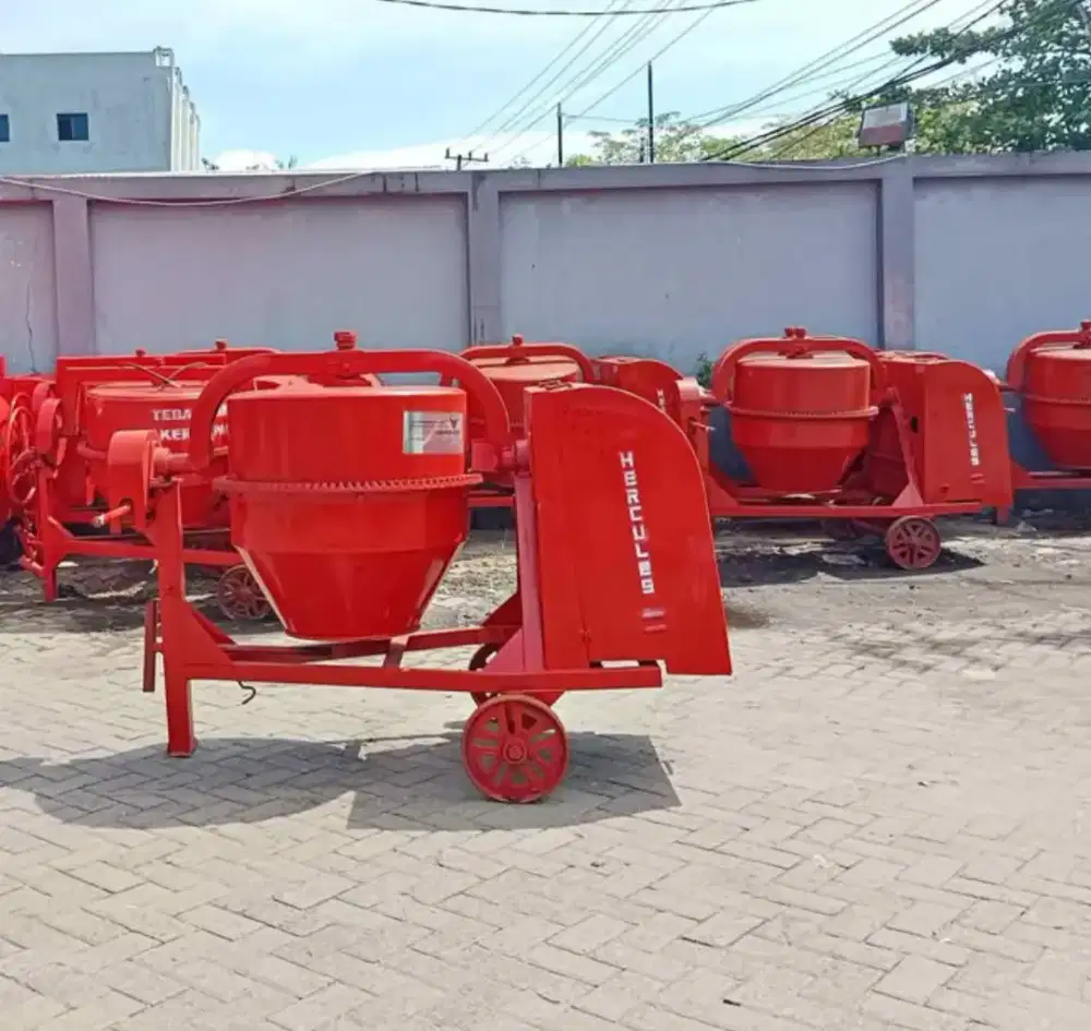 molen Hercules cor 50kg komplit diesel 8pk siap pakai