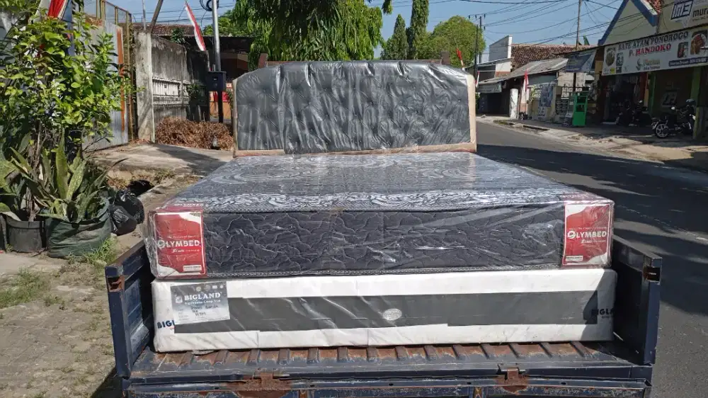 Set springbed olymbed bigland dipan sandaran 160x200