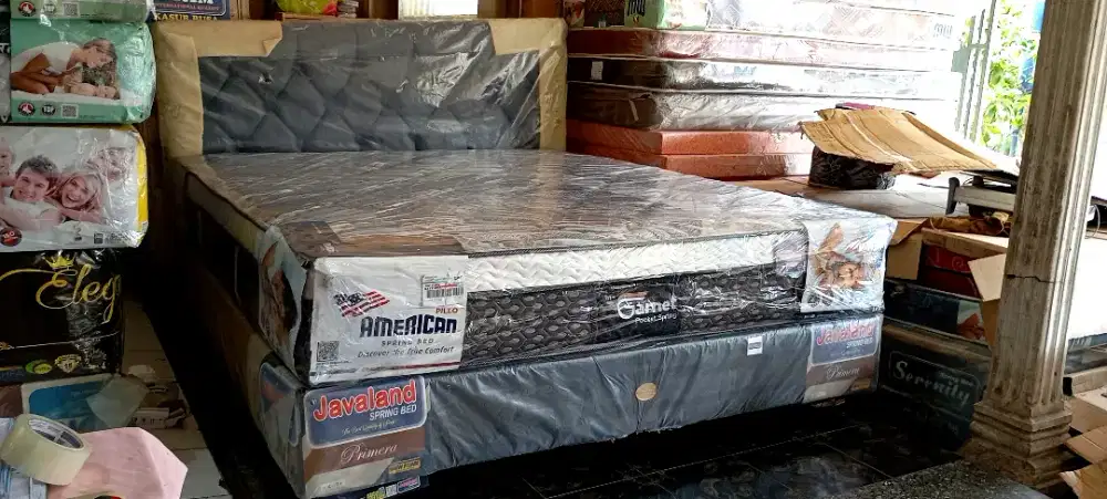 Springbed american Garnet pocket springbed set dipan 160x200