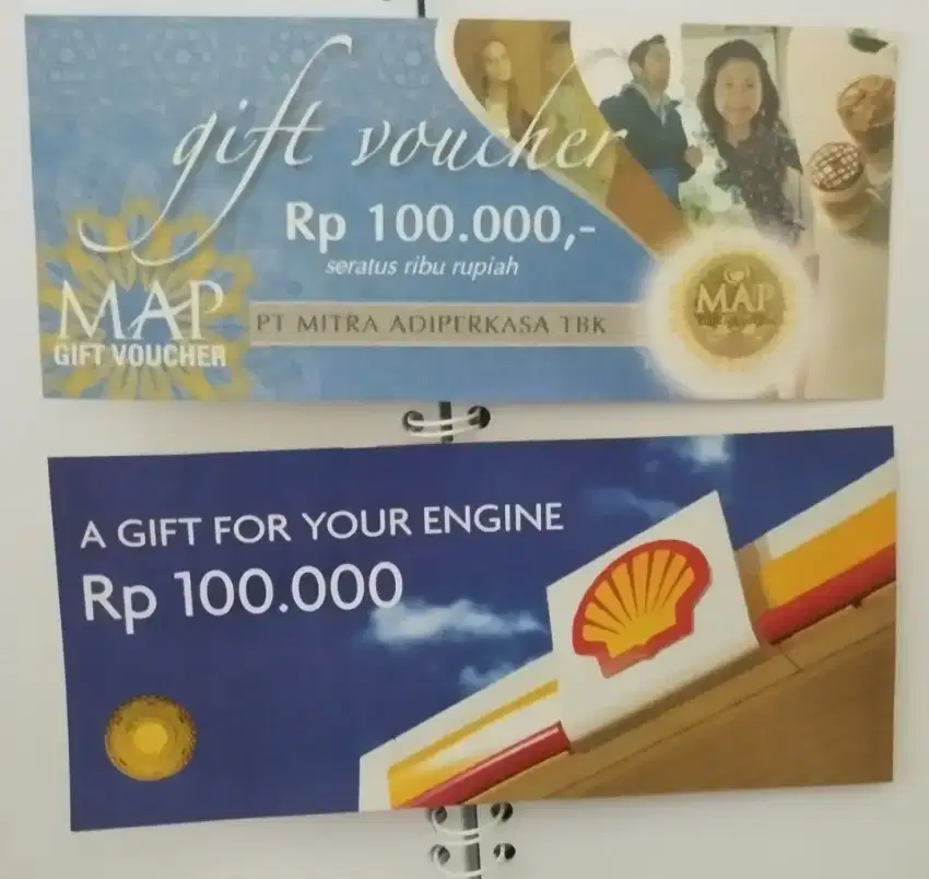 Dijual Voucher MAP & Shell Masing-Masing 100K