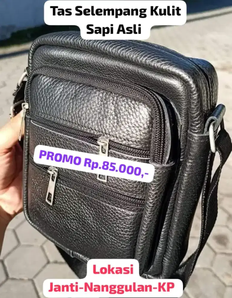 PROMO TAS SELEMPANG KULIT ASLI