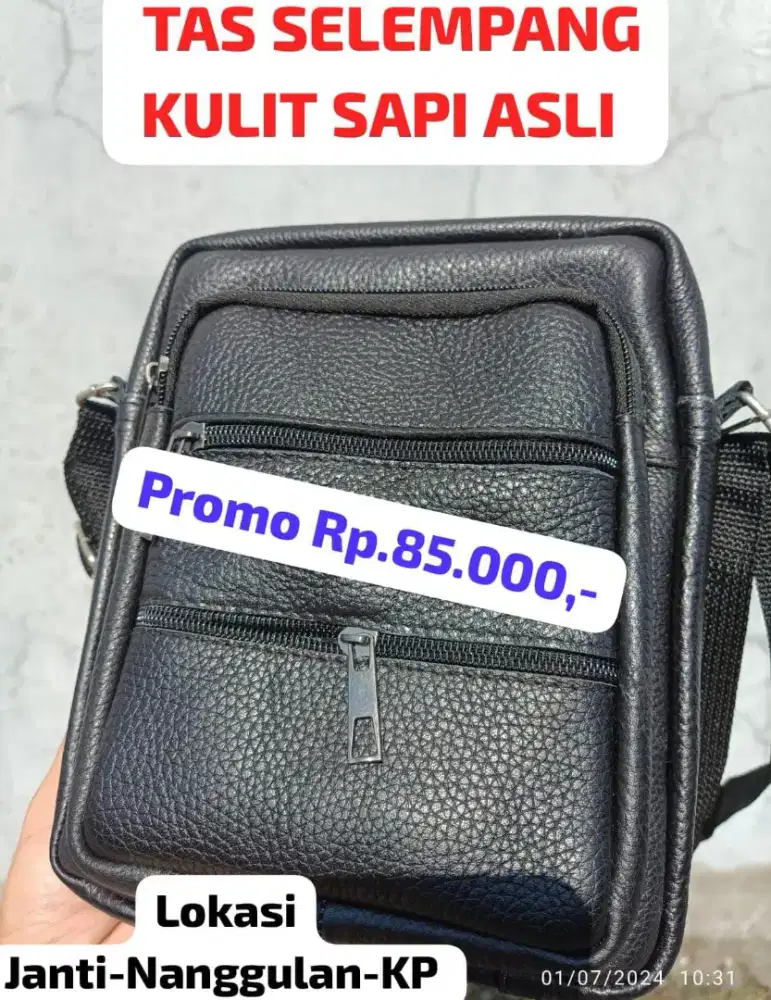 PROMO TAS SELEMPANG KULIT ASLI