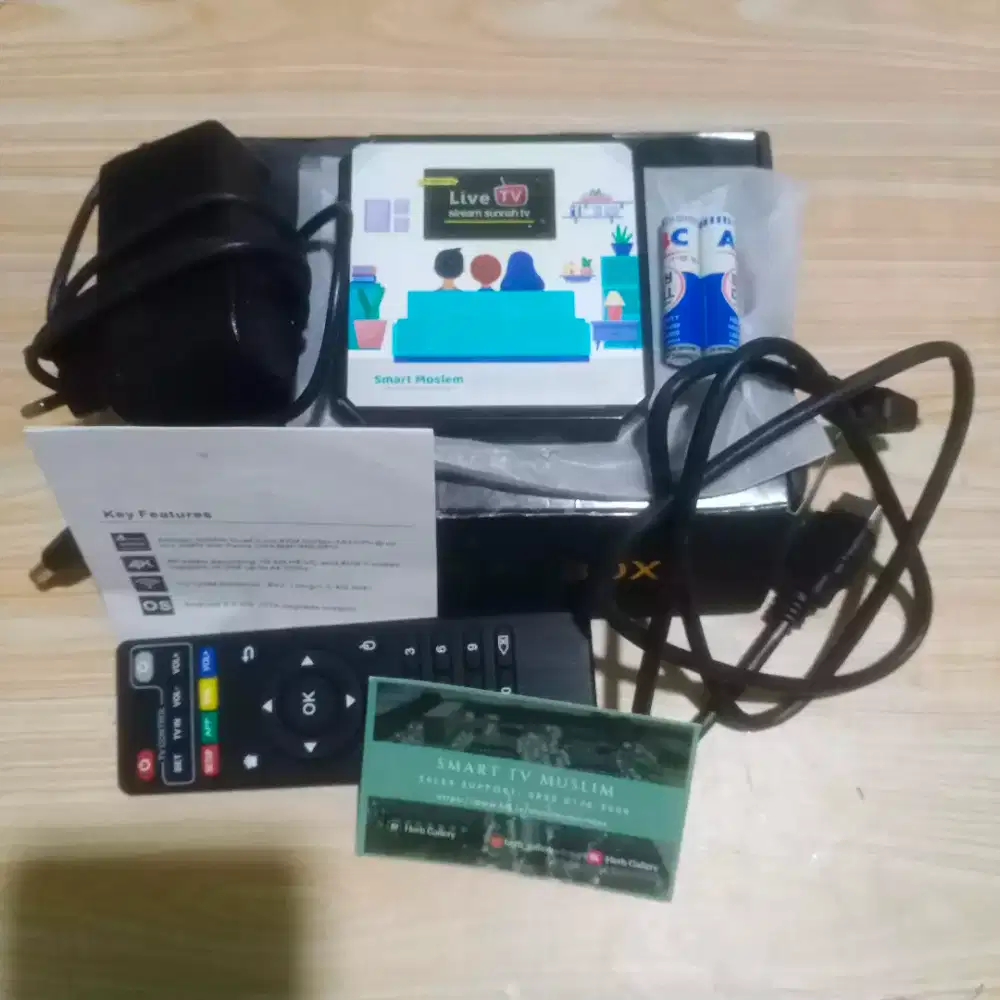 smart tv box android muslim (preloved/bekas)