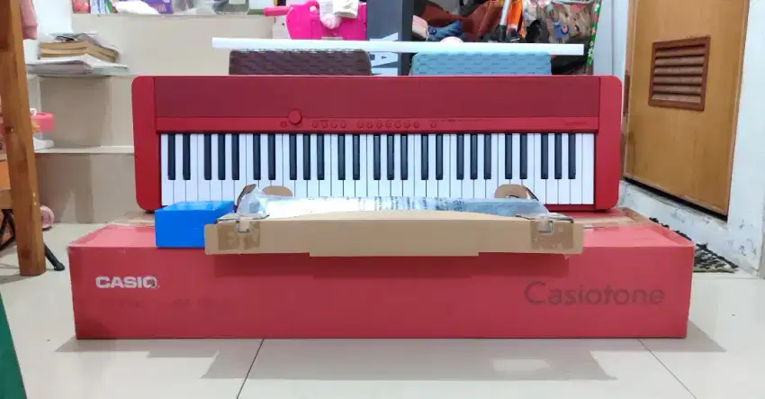 Casio CTS1 Merah Lengkap Mulus