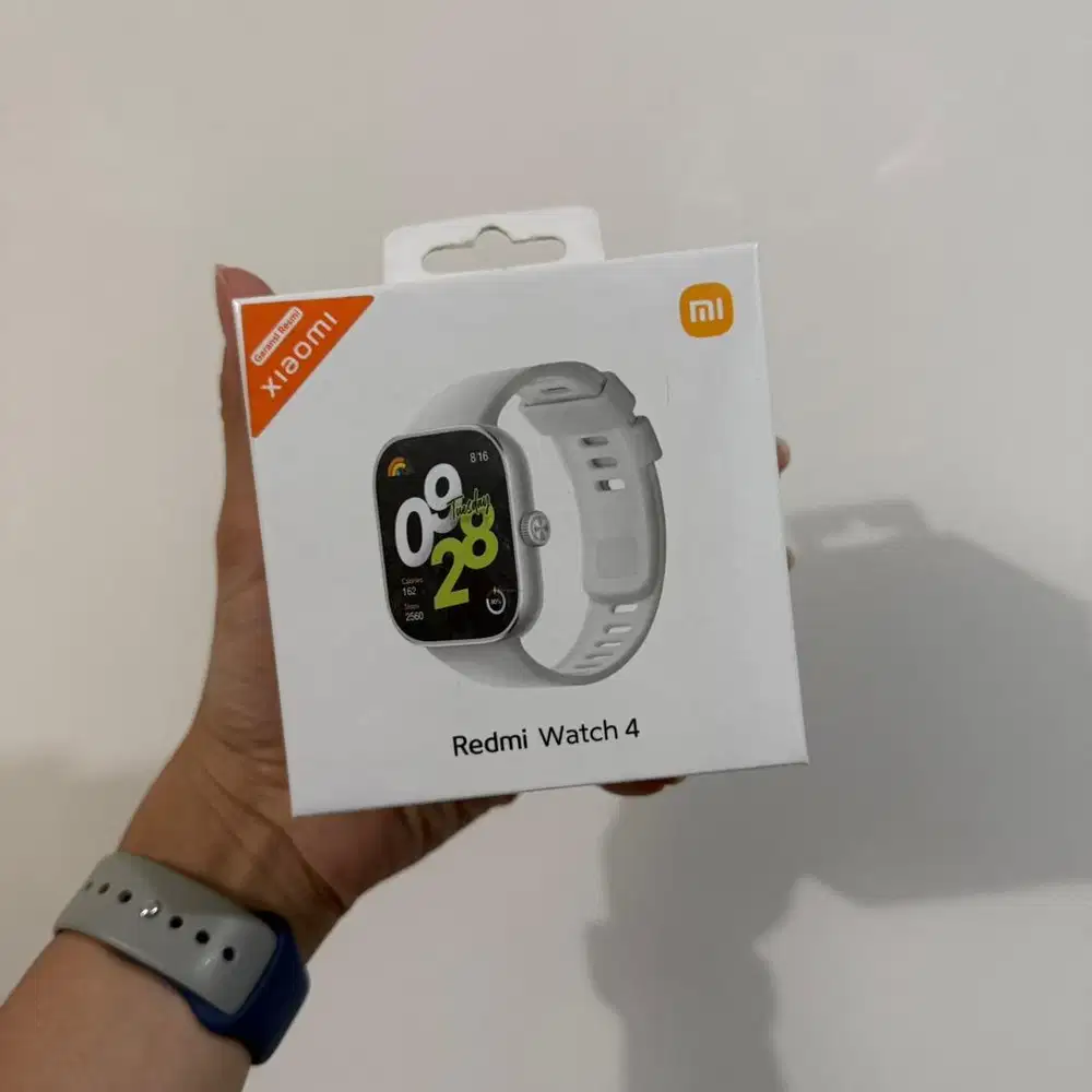 Xiaomi Redmi Watch 4 Silver Gray BNIB SEGEL RESMI INDONESIA
