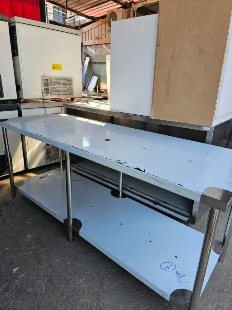 Meja Stainles 2 susun