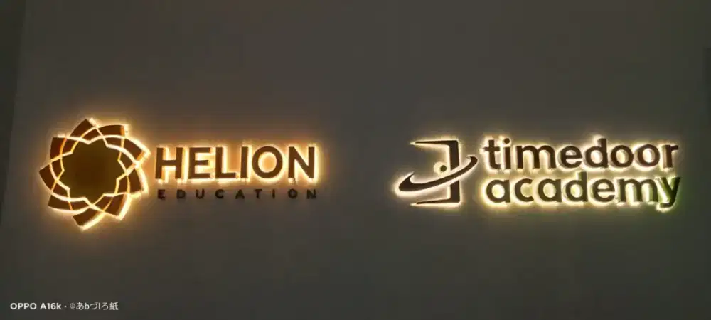 Huruf Timbul Backlight