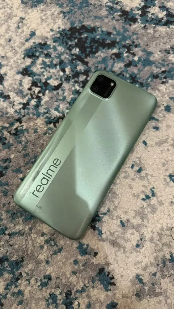 Realme C11 hijau tosca siap pakai