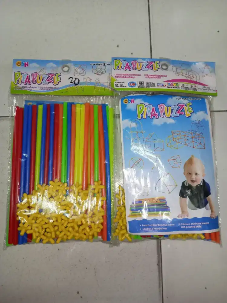Mainan Anak Pipa Puzzle