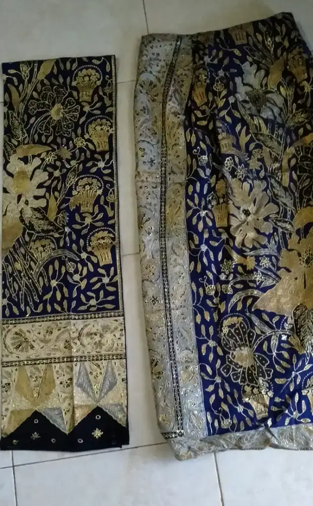 Selendang Dan kain Resleting batik prada