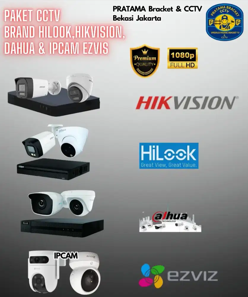 Pasang CCTV semua merek
