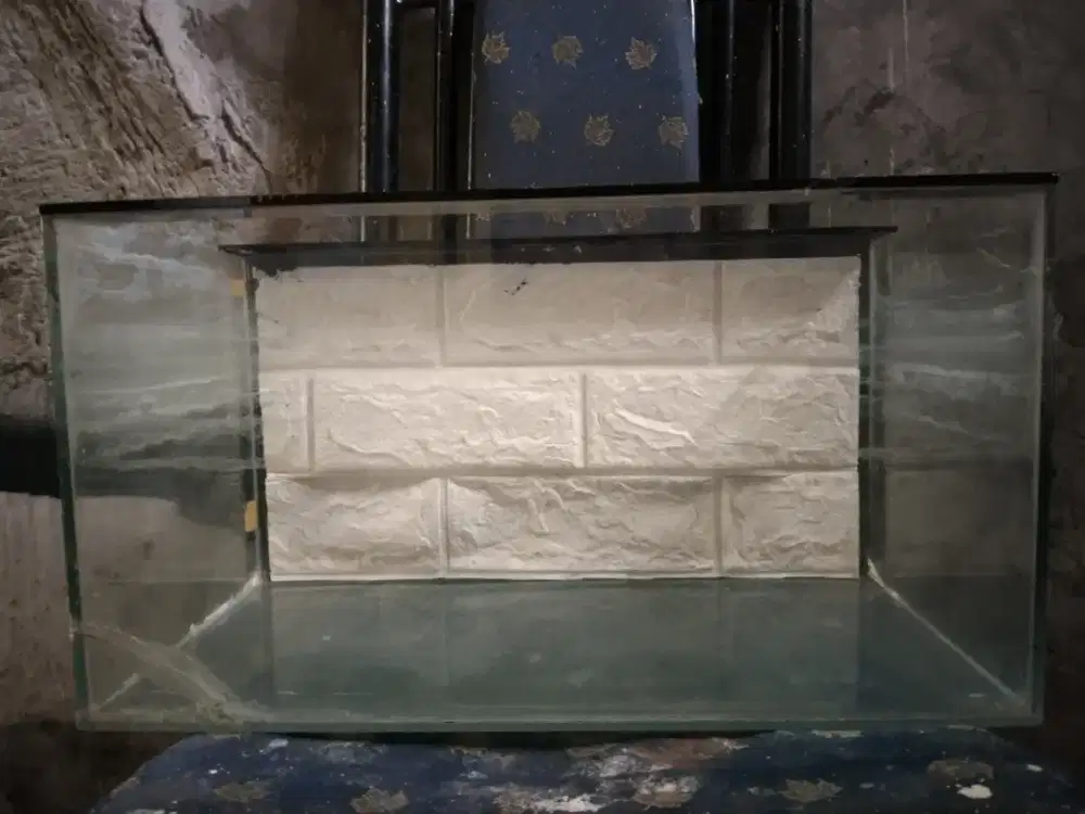 Tank Akuarium bekas masih layak pakai