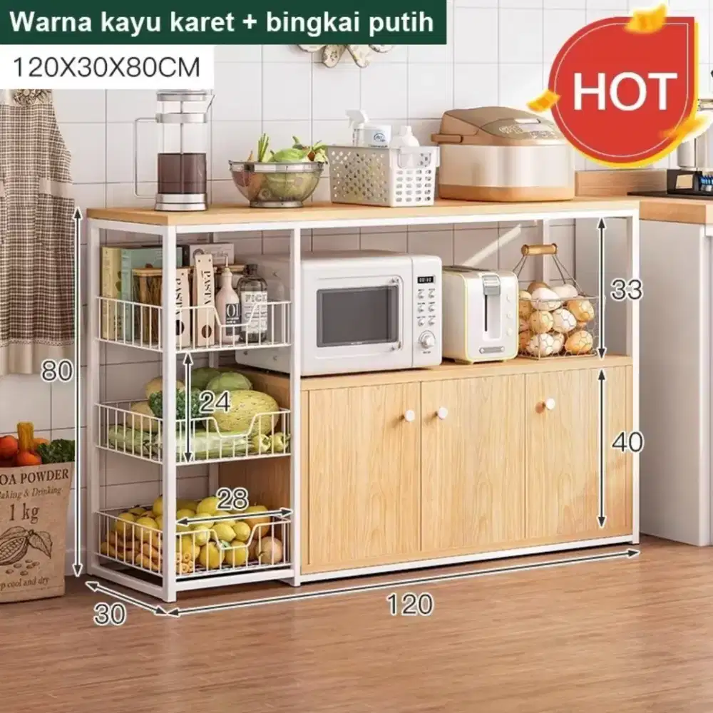 Jual Rak Dapur/Meja Kompor/Microwave Minimalis