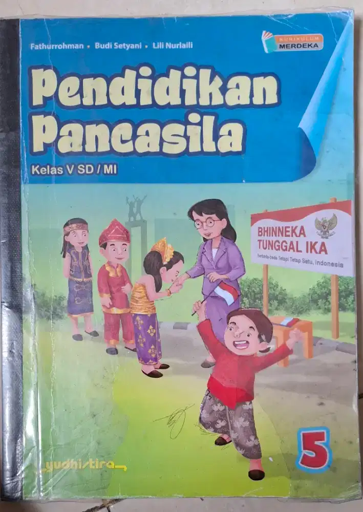 Preloved buku Pendidikan Pancasila Yudhistira kurikulum merdeka 5 SD