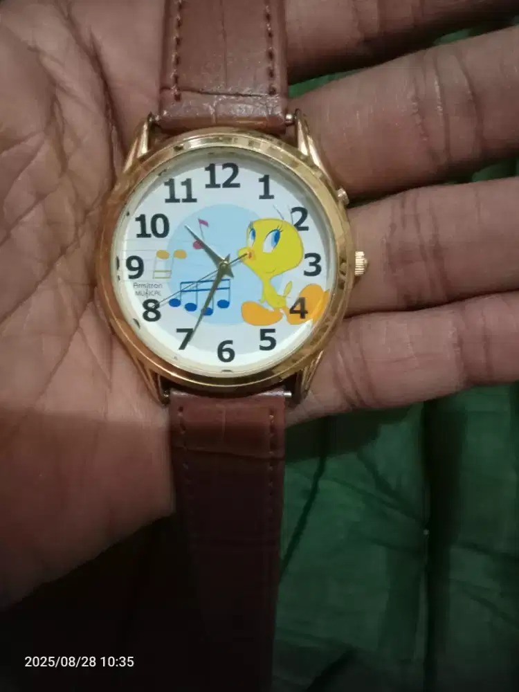 Jam by_Seiko 7456 A _ tweety # Rare _ dim 40mm ORIGINAL