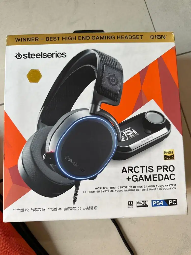Headset Steel series Artics Pro + GameDac