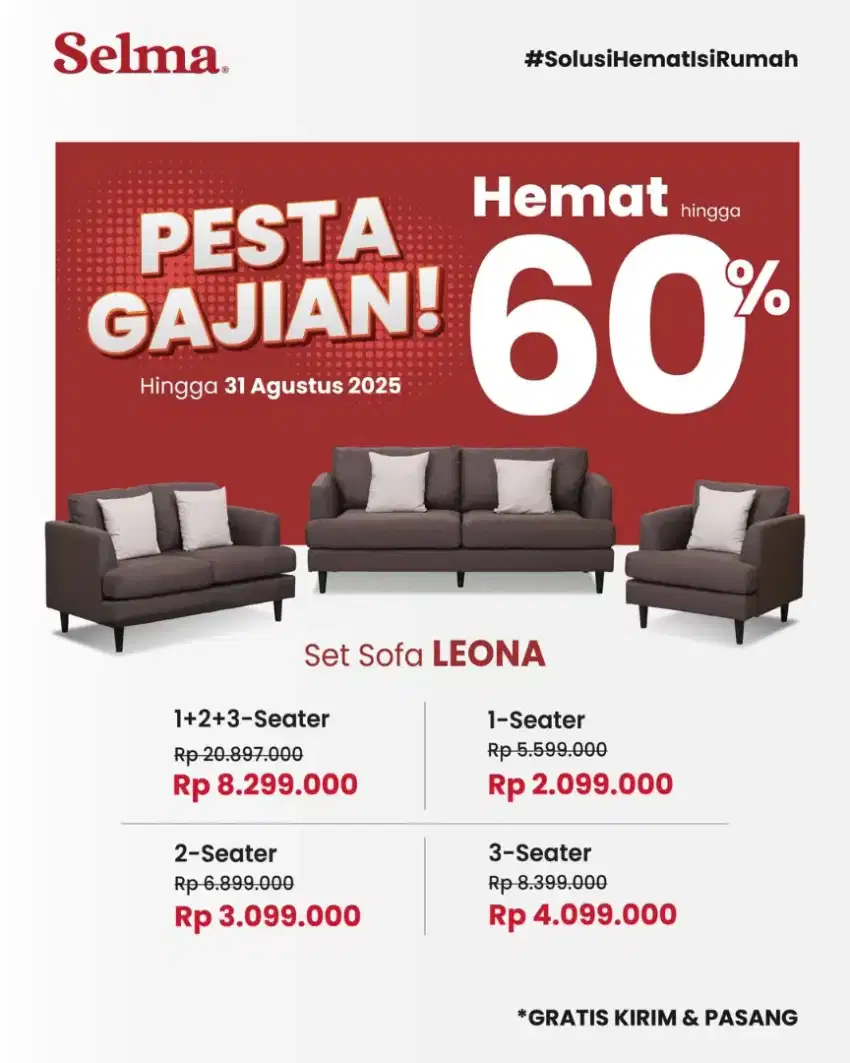 Sofa Tamu Selma by Informa