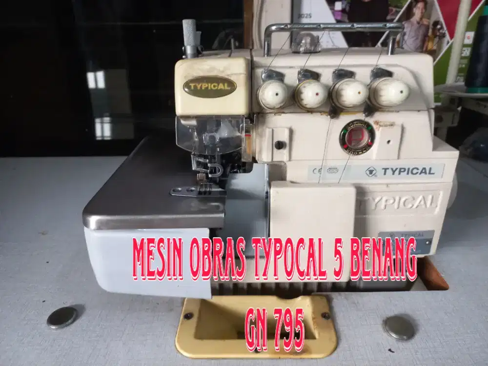 Mesin obras 5 benang Typical GN 795
