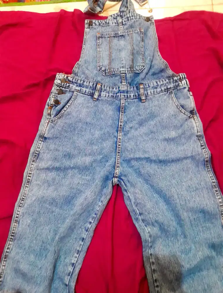 OVERALL JEANS PANJANG PRIA/WANITA
