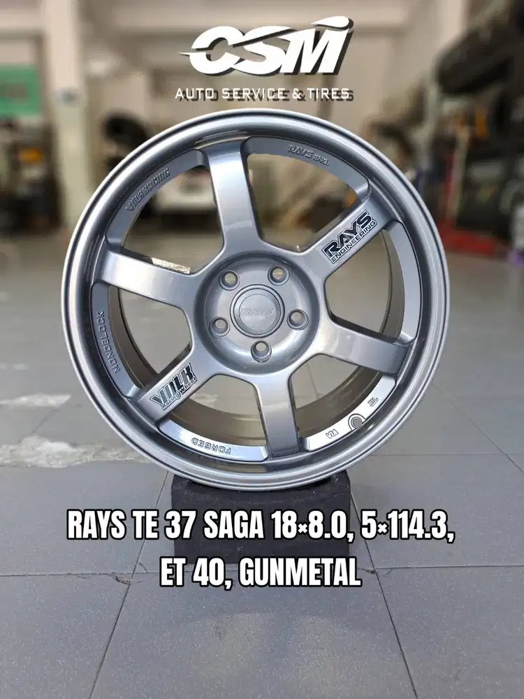 SALE!!Velg Rays TE-37 SAGA R18 for Innova, Xpander,New Livina,Rush etc
