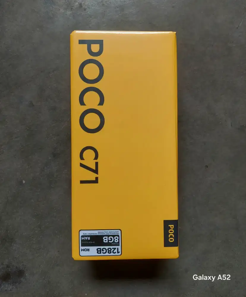 POCO C71 4/128 NEW GARANSI RESMI