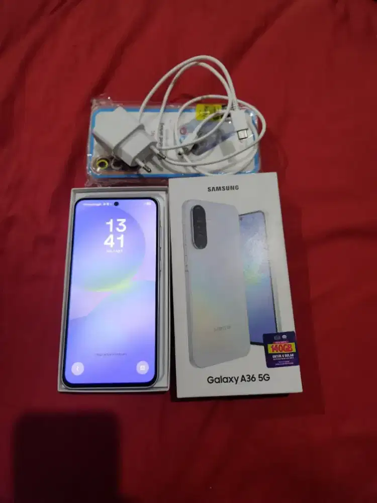 Jual hp SAMSUNG A36 5g 8/256 likenew super istimewa bonus adaptor
