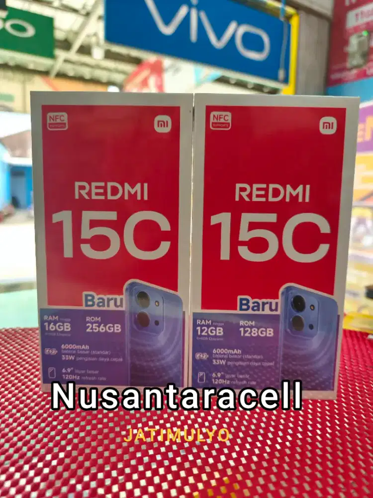 Redmi 15C 8+256 (melayani tukar tambah)