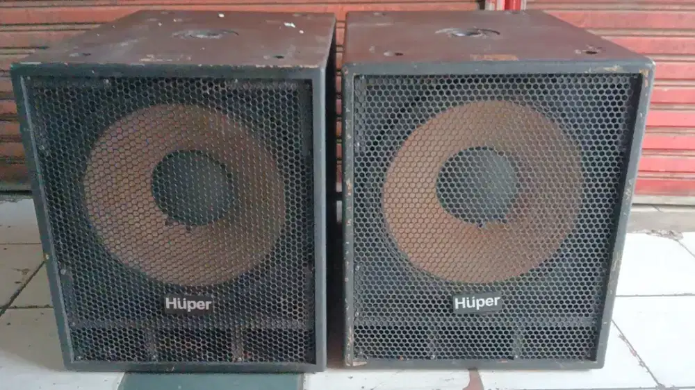 Subwofer pasif Huper 15inc pasif siap pakai orisinil