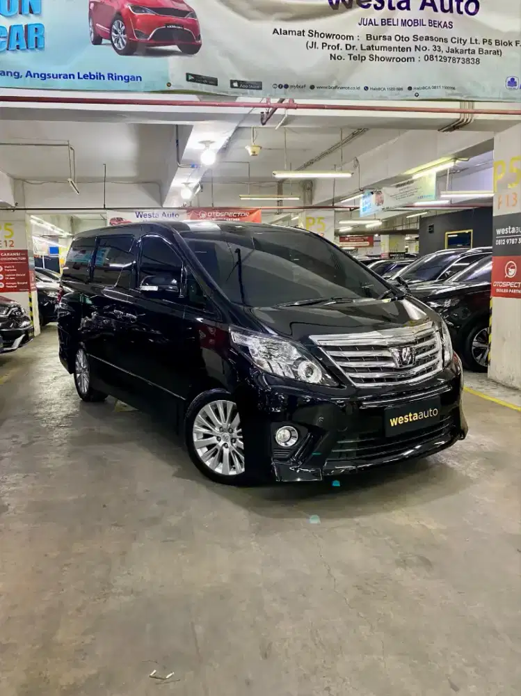 KM 77rb Toyota Alphard S AT 2014 Like New