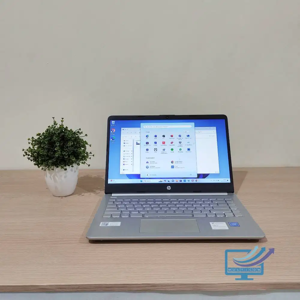 Laptop HP Intel Celeron N4120 Ram 16GB DDR4  SSD 256GB NVME Win 11 Ori