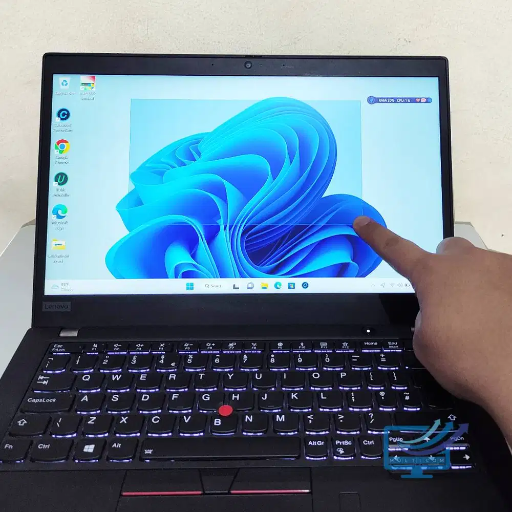 Thinkpad X395 IPS Touch Backlight Ryzen5 3500u Ram 16GB SSD 1TB WinORI