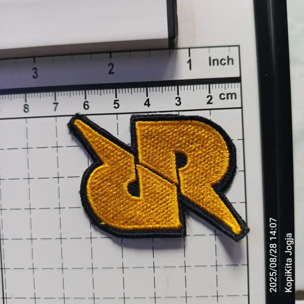 Emblem patch bordir rrq