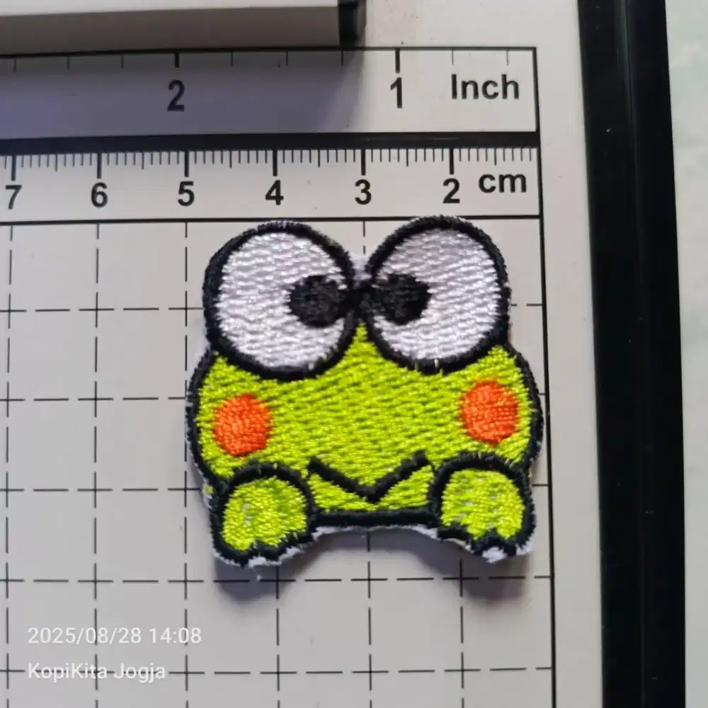 Emblem patch bordir keropi