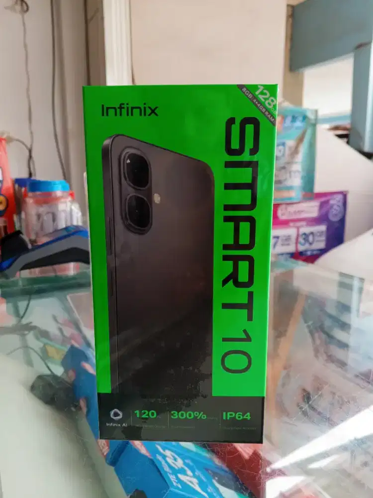 Infinix ram 4+4/128gb black garansi resmi