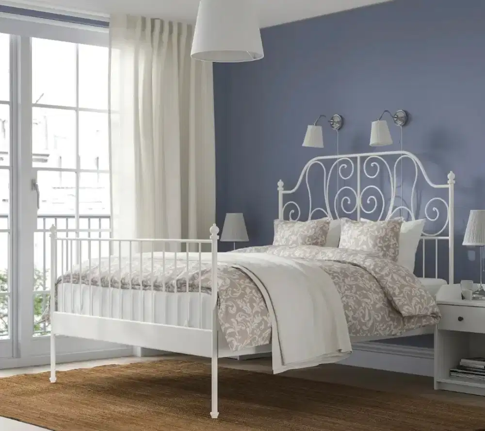 Ranjang Besi Leirvik IKEA 180x200